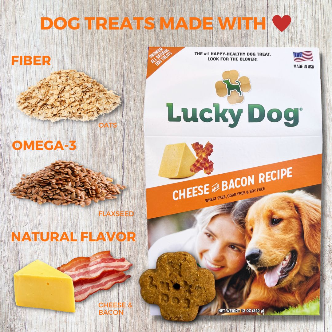 Lucky Dog Grain Free Cheese Bacon Dog Treats Lucky Dog Treats